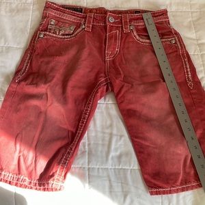Mens Rock Revival Jean shorts